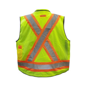 Gilet de sécurité réfléchissant pour la construction, la circulation routière, les motards, vêtements de travail, vestes de sécurité haute visibilité, veste de sécurité confortable pour hommes - Product Image 6