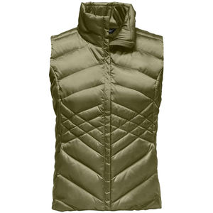 Dernier design de gilet matelassé chaud pour femme, long, sans manches, avec fermeture éclair, personnalisable, style manteau rembourré - Product Image 5