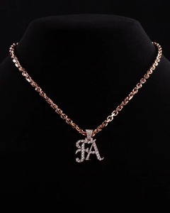 Iced Out Custom VVS Moissanite Cursive letter Custom 925 <b>Silver</b> Hip Hop <b>Pendant</b> Custom <b>Initial</b> Letter Name <b>Pendant</b> For Women's - Product Image 5