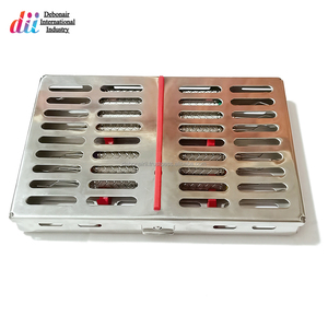 Nouvel arrivage Ensemble d'instruments dentaires composites manuels professionnels Prix compétitif Kit de 5 pièces Cassette de stérilisation CE OEM - Product Image 4
