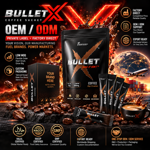 Café Instantáneo Amargo para Dieta Keto, MCT, Bajo en Azúcar, Control de Peso, Premezcla Funcional, OEM, Marca Privada, Malasia - Product Image 1