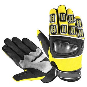 Guantes de Motocross RacingMaster de Dedo Completo, Negros y Verdes, de PU Antideslizante, para Exteriores, para Hombre, con Cierre de Velcro - Product Image 6