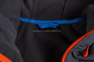 Veste Softshell d'Hiver en Polaire pour Homme Coupe-vent Imperméable Noir avec Logo Personnalisé Dernière Conception Vente en Gros - Product Image 4