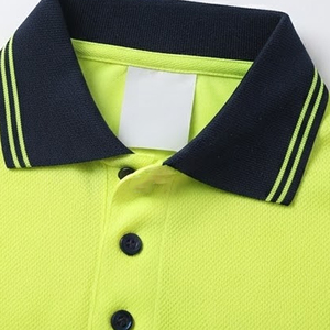 Polo de travail haute visibilité pour hommes, personnalisable (couleur et taille), avec impression par transfert thermique, manches longues - Product Image 5