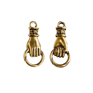 Battant de porte artisanal en laiton de qualité supérieure – Accessoire décoratif de style antique pour porte d'entrée, idéal pour les maisons patrimoniales et rustiques - Product Image 1