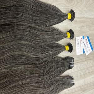 Extensiones de Cabello Humano Vietnamita con Punta de Queratina, Color Piano y Mezcla de Colores - Product Image 4