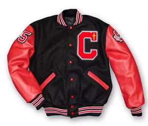 2026 OEM Custom High Quality <b>Men's</b> <b>Baseball</b> Varsity <b>Jacket</b> with Stand Collar Canvas Fabric Customizable <b>for</b> Winter Use - Product Image 2