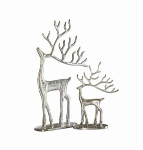 Handcrafted Aluminum Reindeer Table Centerpiece For Luxury <b>Christmas</b> Dining Table Decoration With Artistic Metal Design - Product Image 4