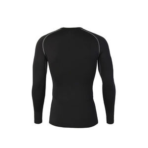 <b>Men</b> Top quality <b>Compression</b> Knitted <b>Mens</b> Gym Clothes Oem Custom Muscle <b>Shirt</b> Sportswear Long Sleeves Tshirt Wear for - Product Image 2