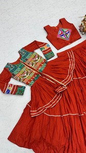 Traditional Indian Koti Choli <b>Lehenga</b> Set for <b>Women</b> Stylish Embroidered Ethnic Wear Wedding & Festive Party Wear - Product Image 5