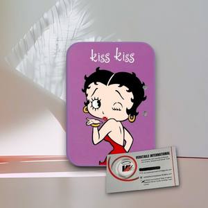 Tuiles magnétiques personnalisables en acrylique pour extensions de cils, motifs Love Betty Boop Kiss, fleur, papillon, cœur, écologiques, privées - Product Image 3