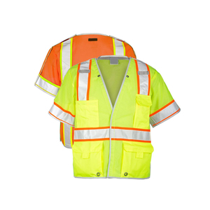 Vêtements de travail d'hiver haute visibilité, gilet de sécurité réfléchissant respirant, imperméable, avec logo personnalisé, vêtements de sécurité industrielle - Product Image 4