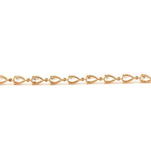 Bracelet élégant pour femmes en moissanite et diamants, chaîne à maillons, argent sterling 925, bijoux de luxe tendance - Product Image 3