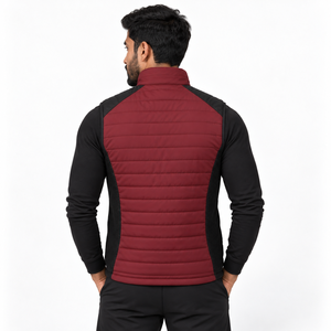 Gilet hybride softshell pour homme : panneaux latéraux flexibles, résistant au vent, confortable et protection légère pour les activités de plein air - Product Image 4