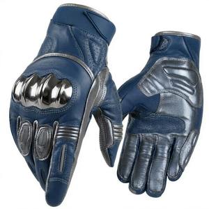 Breathable Goatskin Motorbike Leather <b>Gloves</b> Summer Perforated Biker <b>Gloves</b> <b>Touchscreen</b> USA Europe Wholesale Top - Product Image 5
