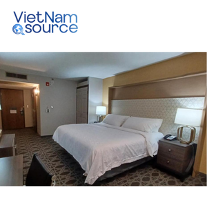 Vente de meubles de chambre d'hôtel en bois. Conception personnalisée, haute qualité. Matériau en bois dur de haute qualité. OEM pour l'hôtel Holiday Inn. - Product Image 3