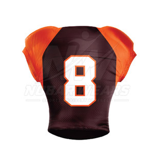 Camiseta de Fútbol Americano Personalizada para Jóvenes con Botones, Sublimación de Alta Calidad, para Hombre - Product Image 2