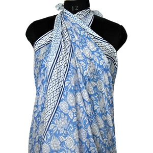 Vente en gros d'écharpe multicolore en coton imprimé dames mode Wrap tissu respirant imprimé coloré tendance multicolore Wrap châle - Product Image 3