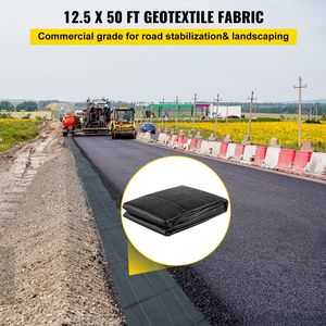 Tessuto Geotessile Resistente 12.5 x 50 piedi 3.5oz in PET Intrecciato, Resistenza alla Trazione 600 libbre, Sottostrato per Drenaggio Vialetti 3.5oz - Product Image 2