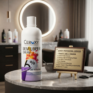 Custom Packaging Design Hair Oxidant Cream Good Fragrance Plastic Bottle - Product Image 1