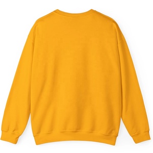 Sigma Women's Crew Neck Sweatshirt Solid Yellow 100% Cotton Knitted Breathable Regular Fit Autumn Wear - Product Image 2