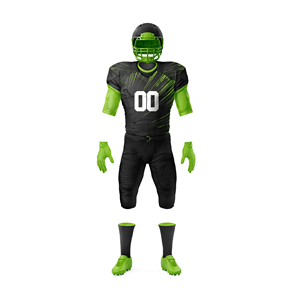Tenues de football américain de qualité supérieure, ensembles de maillots et shorts, prix bas, vêtements de sport, vêtements d'entraînement, 100% polyester, personnalisables - Product Image 3