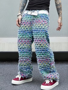 กางเกงยีนส์ผู้ชายสั่งตัดพิเศษ ทรงสกินนี่ ยืดหยุ่นสูง สวมใส่สบาย - Product Image 3