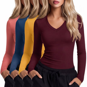 T-shirt de sport respirant à compression pour femme, séchage rapide, idéal pour la course, le fitness et l'entraînement en extérieur - Product Image 4