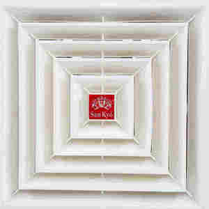 Ventilateur de garage automobile puissant en plastique gris/bleu/bleu clair, 3 vitesses, oscillant, avec lumière LED et télécommande, fabriqué au Vietnam - Product Image 5