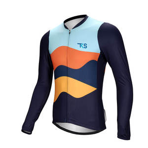Maillot de cyclisme performant avec tissu extensible, empiècements respirants et graphismes personnalisés pour les cyclistes actifs - Product Image 1