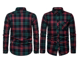Camisas de Franela a Cuadros Casuales de la Mejor Calidad de Cumbre Sports Wholesale, Camisas de Franela Ajustadas para Hombre con Logotipo Personalizado - Product Image 5