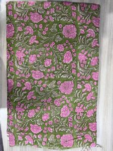 Nuevas telas de algodón estampadas a mano exclusivas de 60*60 cm, 100% algodón puro, telas del grupo Taj disponibles en stock. - Product Image 3