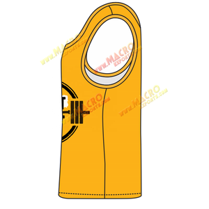 Customizable XL Spandex Mesh Tank Sleeve <b>Stringer</b> <b>Vest</b> Fitness Gym Clothing Men Women Breathable Knitted Casual Quick Dry - Product Image 3