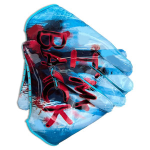 Gants de football américain à logo personnalisé, performance améliorée, larges, super adhérents, pour adultes et jeunes, haute adhérence - Product Image 3