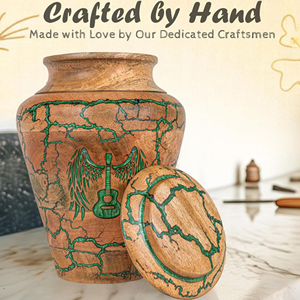 Personalized Wooden Urn for Loved Ones Handmade Wooden Ashes Urn with Secure Closure by AYAANS - Product Image 4