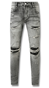 Jeans en denim coupe skinny de haute qualité OEM pour hommes, pantalons déchirés slim, vente en gros OEM, pantalons en denim coupe ample 100 % coton pour hommes - Product Image 2