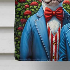 All American Boston Terrier Grand drapeau Multicolor Porch Sleeve Pole Décoratif Yard Banner Artwork Polyester House Wall Hanging - Product Image 4