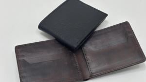 Genuine Leather <b>Men</b>’s Bi Fold <b>Wallet</b> with Multiple Card Slots Cash Compartment Custom Logo and Gift Packaging - Product Image 3