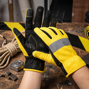ถุงมือช่างหนังสังเคราะห์ราคาส่งถูก ป้องกันมือสำหรับงานสวน ทนทาน - Product Image 6