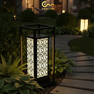 Elegant Minimalist Square Exterior <b>Wall</b> <b>Sconce</b> Modern Garden Villa Hotel Resort Decorative <b>Light</b> AC 200V E27 IP65 Black - Product Image 3