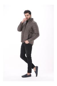 Veste matelassée personnalisée pour homme, de haute qualité, à fermeture éclair, col montant, pour l'hiver et les activités de plein air - Product Image 6