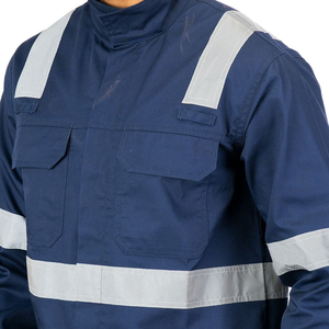 Superior Visibility Safety Jacket Reflective Tape High Contrast Design Protection Gear <b>Construction</b> Site <b>Work</b> Apparel - Product Image 3