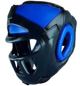 Casque de boxe ouvert léger Challenger noir taille unique pour l'entraînement, le sparring et la protection en compétition - Product Image 2