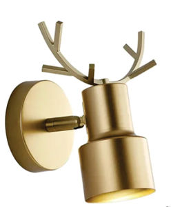 Antique Brass Round <b>Wall</b> Lamp with Rattan Shade Modern <b>Bedside</b> <b>Lighting</b> Easy Installation Maintenance Durable Metal Material - Product Image 4