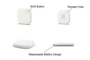 Asequible BLE 5,0 Beacon iBeacon Eddystone Tecnología SOS Botón Trigger BLE Tag Beacon - Product Image 3