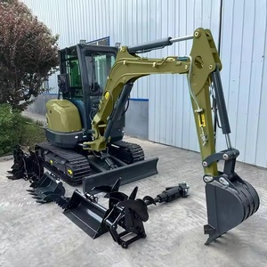 Mini Excavadora de 2.5 Toneladas con Motor Diésel, Caja de Cambios y Bomba en Excelentes Condiciones de Funcionamiento, Equipo de Construcción de Alta Calidad - Product Image 4