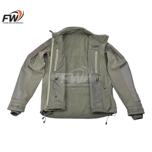 Chaqueta Ligera Personalizada para Hombre, Impermeable, Transpirable, Naranja, Ropa de Caza, Chaqueta de Pesca con Camuflaje, Chaqueta de Lluvia para Exteriores - Product Image 4