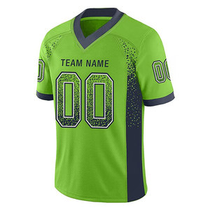<b>Top</b> Quality Custom American Football Jersey Sublimated Mesh Short Sleeve Breathable Teamwear Apparel American Football Jersey - Product Image 3