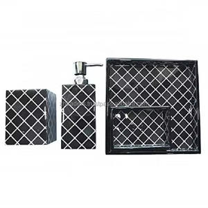 ชุดห้องน้ำแบบฝังเปลือกหอยอุปกรณ์เสริมโต๊ะเครื่องแป้งทำมือสำหรับการตกแต่งภายในบ้านสปาและโรงแรมที่หรูหรา - Product Image 2