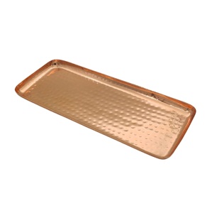 100% Handmade Copper Dinner <b>Tray</b> Hotel Breakfast Food Serving <b>Tray</b> Home Storage <b>Tray</b> Wholesale Supply - Product Image 2
